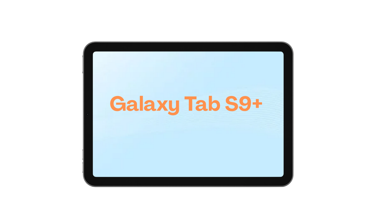 Galaxy Tab s9 Plus bordeaux